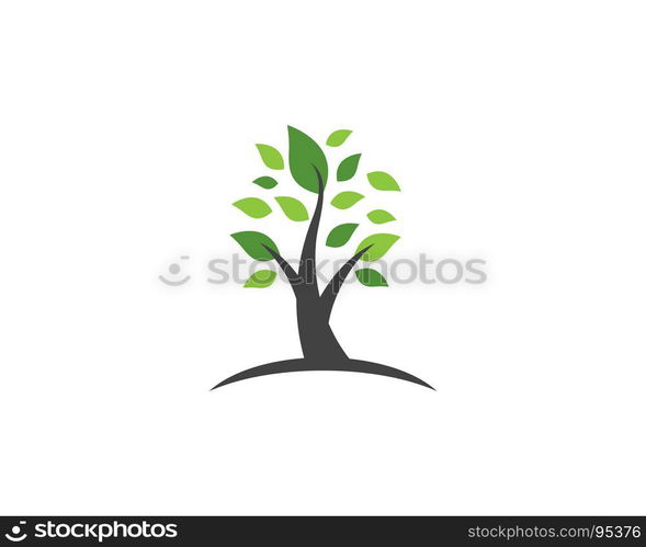 tree leaf ecology nature element vector icon. Logos of green leaf ecology nature element vector icon