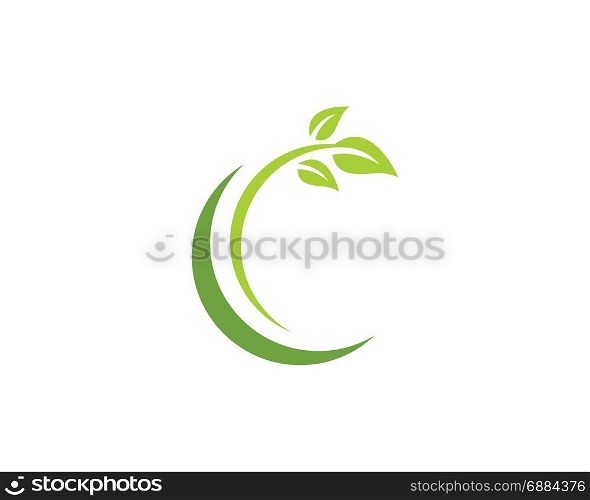 Tree leaf Logos nature element vector icon. Logos of green leaf ecology nature element vector icon