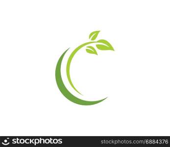 Tree leaf Logos nature element vector icon. Logos of green leaf ecology nature element vector icon