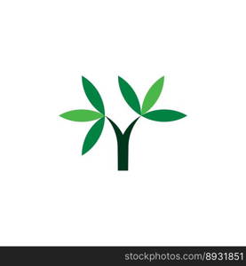 tree leaf plant logo icon design