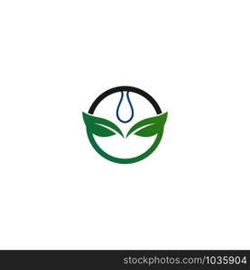 Tree leaf vector logo design eco friendly concept