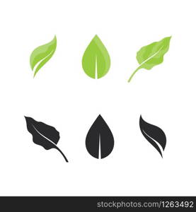 Tree leaf vector logo design eco friendly concept