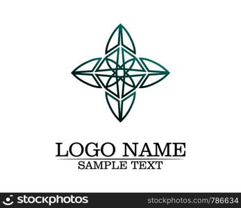 Tree leaf vector logo design, eco-friendly concept.