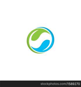 Tree leaf vector logo design, eco-friendly concept design