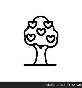 Tree Life icon vector. Thin line sign. Isolated contour symbol illustration. Tree Life icon vector. Isolated contour symbol illustration