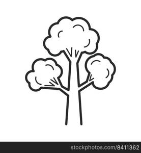 tree logo, icon vector design illustration