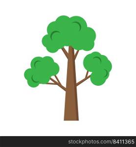 tree logo, icon vector design illustration