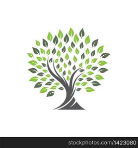 Tree logo template vector icon design