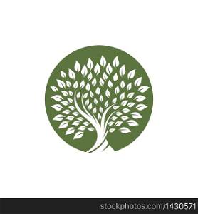 Tree logo template vector icon design