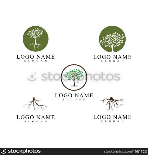Tree Logo template vector icon design