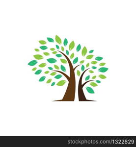 Tree logo template vector icon illustration design