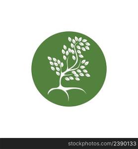 Tree logo vector icon illustration design template