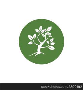 Tree logo vector icon illustration design template