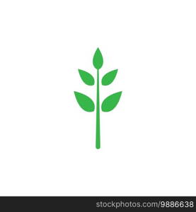 Tree nature logo template vector 