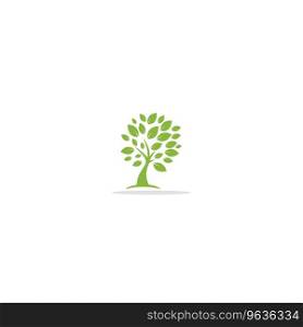 Tree nature plant eco logo Royalty Free Vector Image