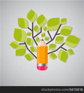 Tree of Knowledge Concept Vector Illustration. EPS10