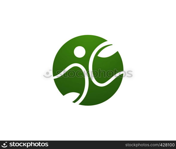 Tree people Human character logo sign illustration vector design