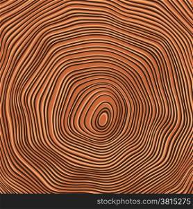 Tree rings background illustration. Color version