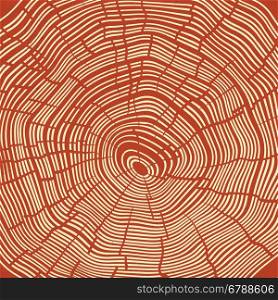 Tree Rings Red Textured Background.