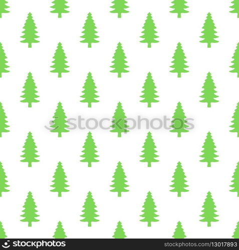 Tree seamless pattern. Environmental vector