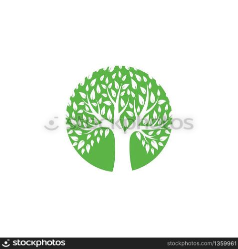 Tree symbol vector icon illustration design