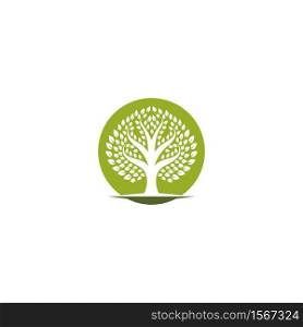Tree symbol vector illustration design