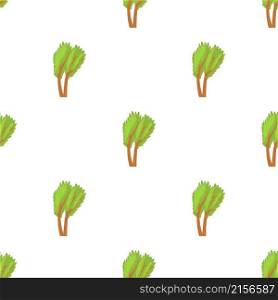 Tree with green leaves pattern seamless background texture repeat wallpaper geometric vector. Tree with green leaves pattern seamless vector