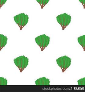 Tree with green leaves pattern seamless background texture repeat wallpaper geometric vector. Tree with green leaves pattern seamless vector