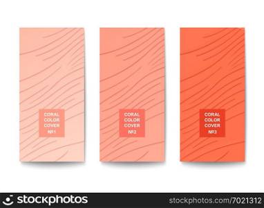 Trendy 3D backdrop with layered material design. Stylized structure with carved lines. Vector template. Trendy 3D layered banner