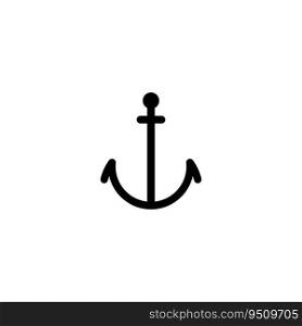 Trendy Anchor Icon  Nautical Symbol for Your Creative Projects