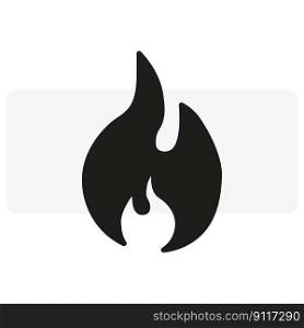 Trendy fire icon. Vector illustration. EPS 10.. Trendy fire icon. Vector illustration.