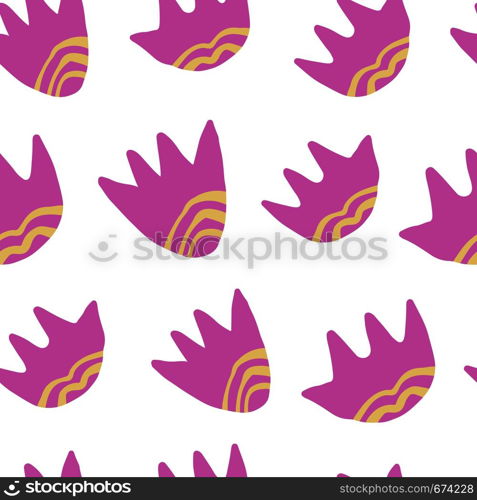 Trendy freehand flowers seamless pattern. Hand draw floral wallpaper. Exotic jungle plants vector illustration. Concept trendy fabric textile design. Trendy freehand flowers seamless pattern. Hand draw floral wallpaper.