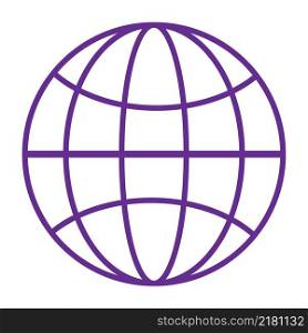 trendy globe logo,vector illustration design template.