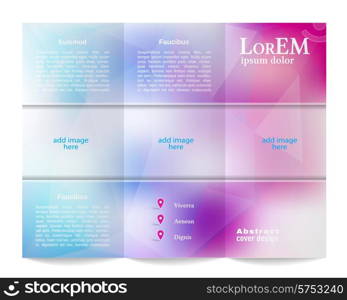 Tri-fold brochure template