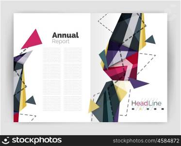Triangle abstract background. Triangle abstract background. Vector illustration