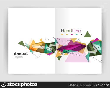 Triangle abstract background. Triangle abstract background. Vector illustration