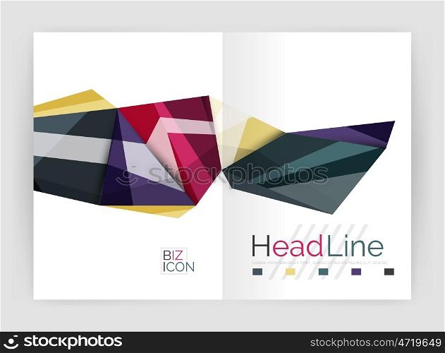 Triangle abstract background. Triangle abstract background. Vector illustration