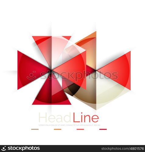 Triangle abstract background. Triangle abstract vector background. Colorful modern composiition