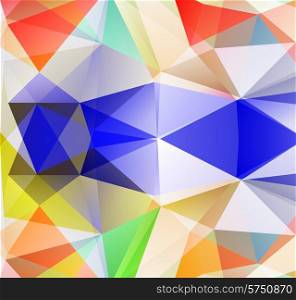 Triangle background. Colorfull polygons. Abstract background in modern style