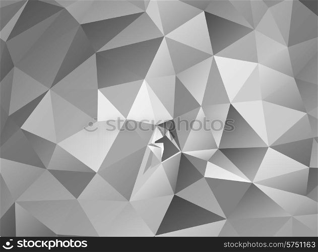 Triangle background. Gray polygons. Abstract background in modern style