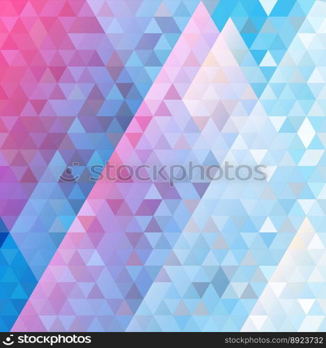 Triangle background vector image