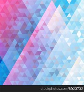 Triangle background vector image