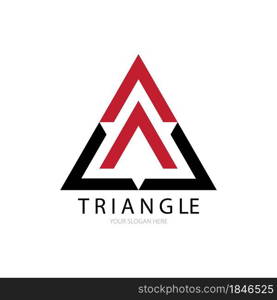 Triangle icon logo vector design