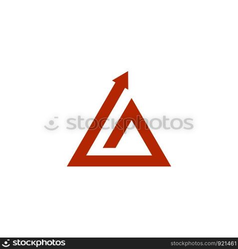 triangle Logo Template vector icon illustration design