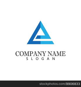 Triangle Logo Template vector icon illustration design