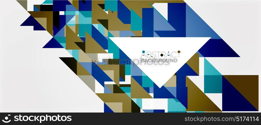 Triangle pattern design background. Triangle pattern design background. Vector business or technology presentation template, brochure or flyer pattern, or geometric web banner