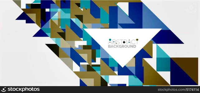 Triangle pattern design background. Triangle pattern design background. Vector business or technology presentation template, brochure or flyer pattern, or geometric web banner