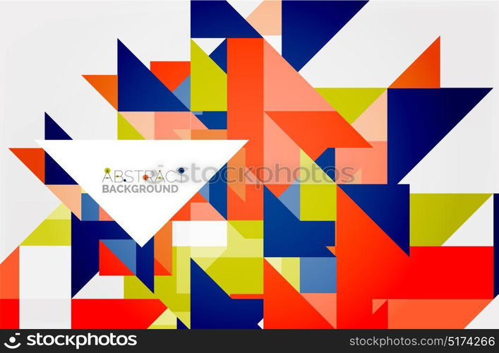 Triangle pattern design background. Triangle pattern design background. Vector business or technology presentation template, brochure or flyer pattern, or geometric web banner