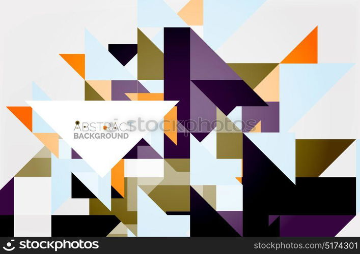 Triangle pattern design background. Triangle pattern design background. Vector business or technology presentation template, brochure or flyer pattern, or geometric web banner