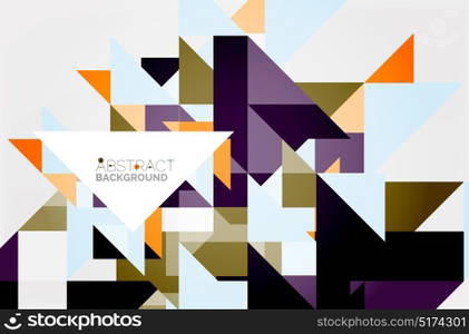 Triangle pattern design background. Triangle pattern design background. Vector business or technology presentation template, brochure or flyer pattern, or geometric web banner